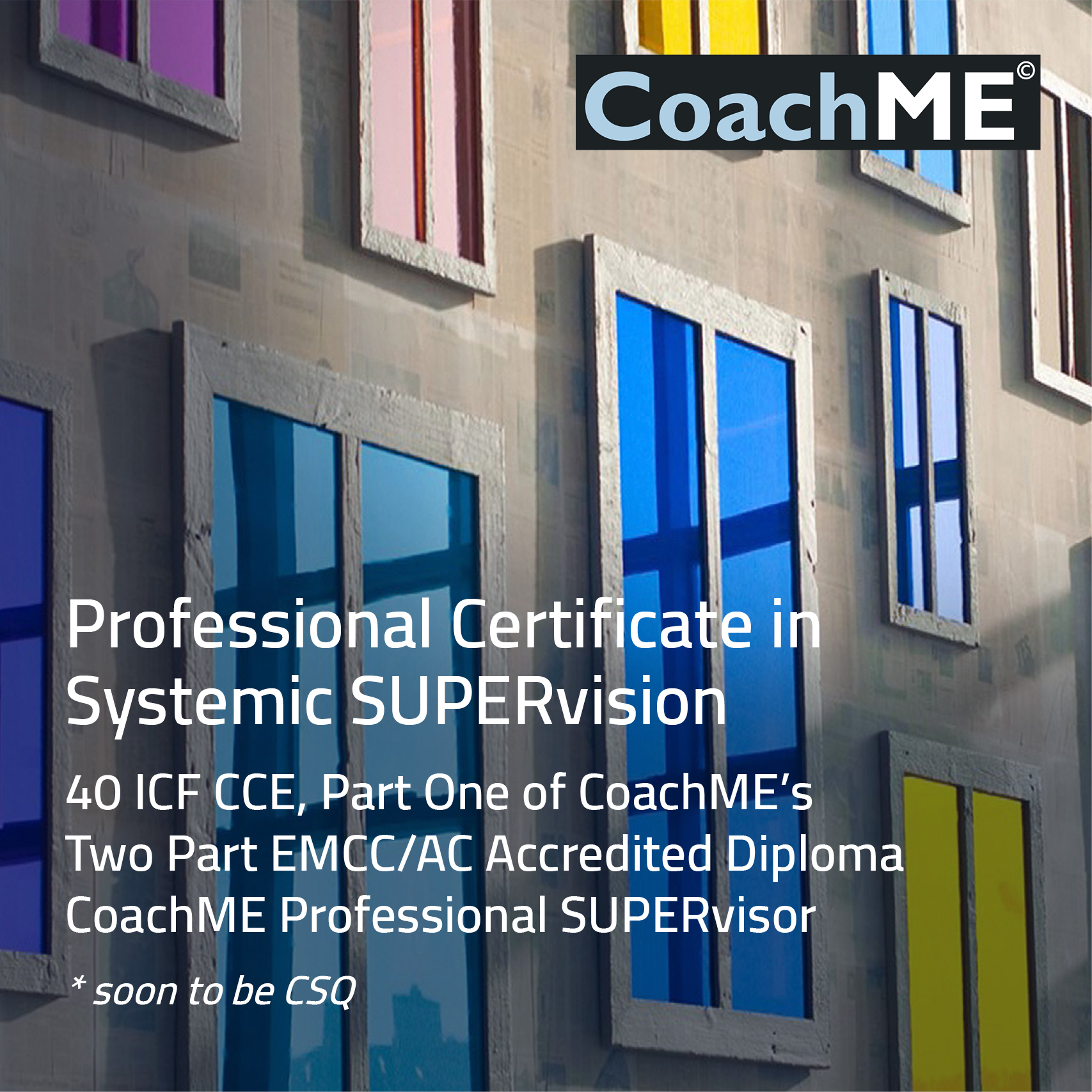CoachME© Professional Certificate in Systemic SUPERvision